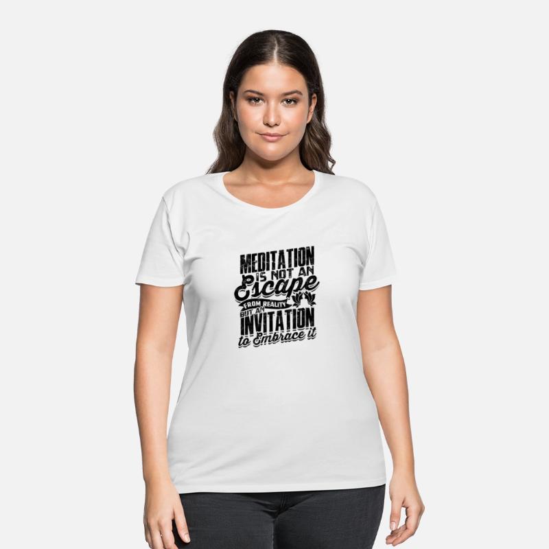 Meditation not escape from reality, invitation to