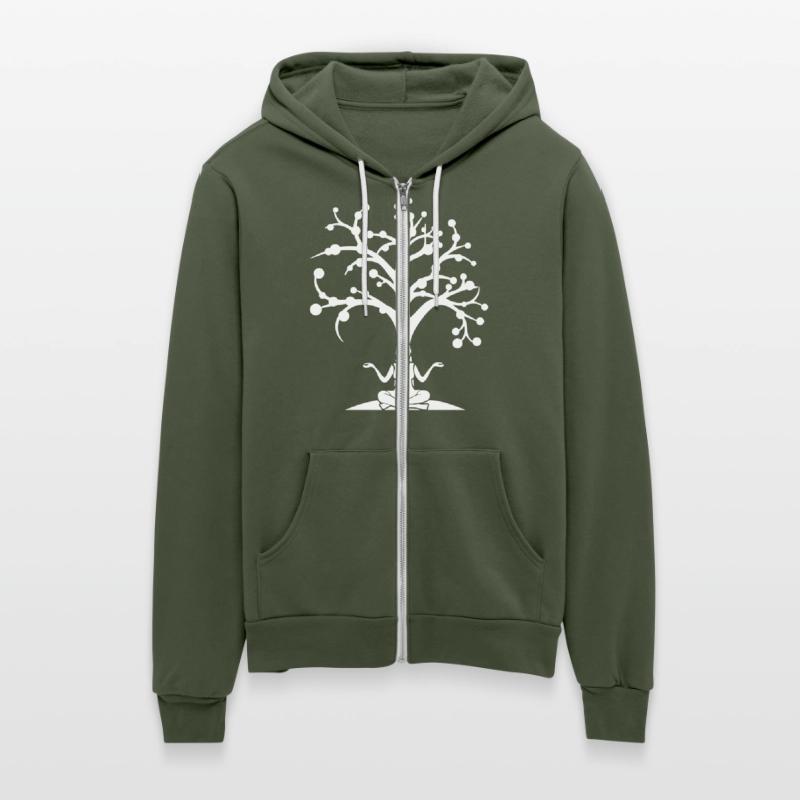 Meditation Under Tree Forest Trance Woman Relax