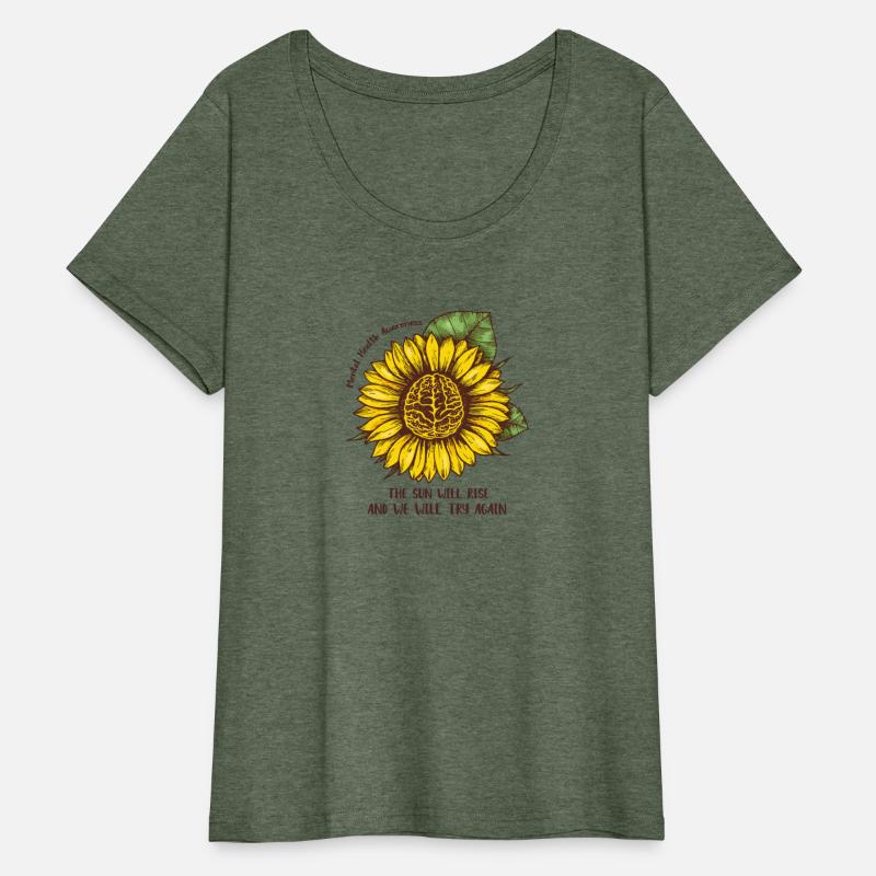 Mental Health Awareness Sun Will Rise Sunflower