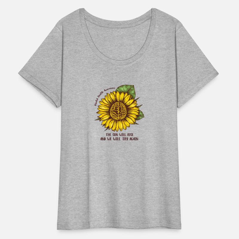 Mental Health Awareness Sun Will Rise Sunflower