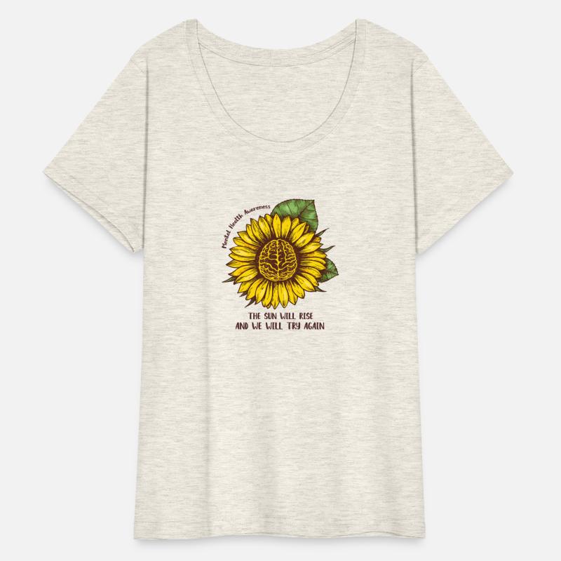 Mental Health Awareness Sun Will Rise Sunflower