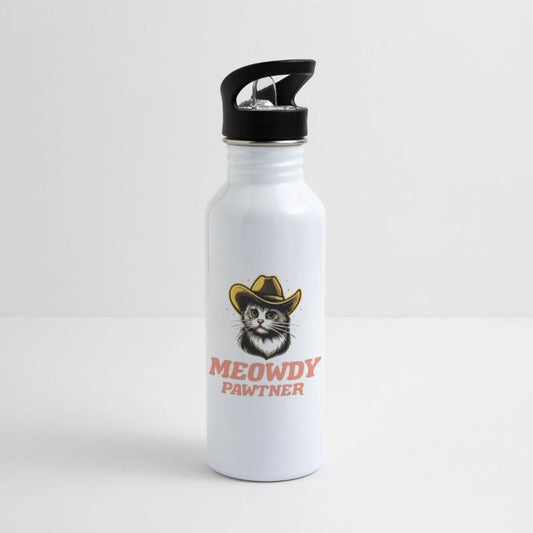 Meowdy Pawtner Cowboy Cat Meme Funny Humor