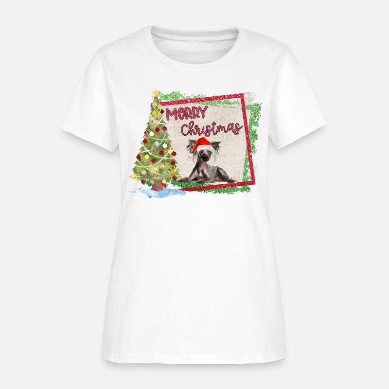 MERRY CHIRSTMAS CRESTED TREE