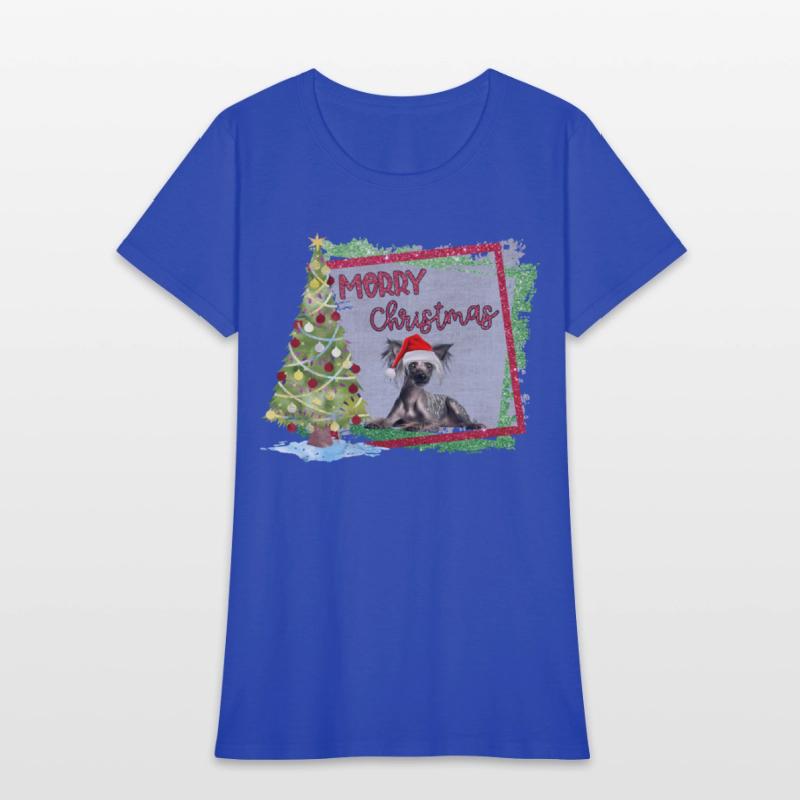 MERRY CHIRSTMAS CRESTED TREE