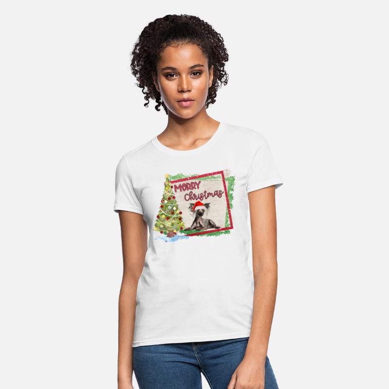 MERRY CHIRSTMAS CRESTED TREE