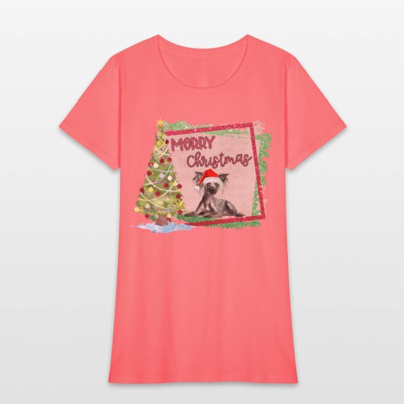 MERRY CHIRSTMAS CRESTED TREE