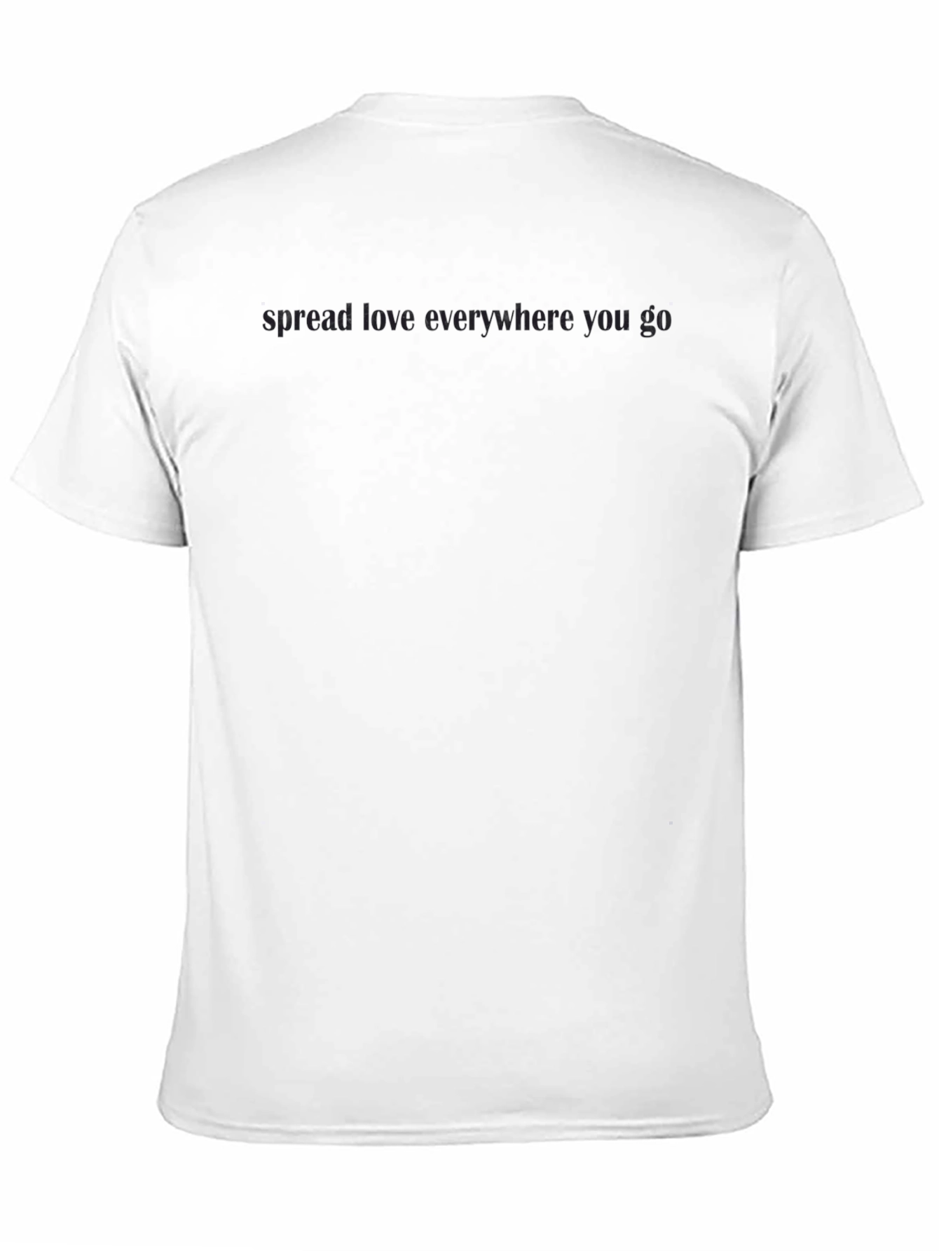 Spread Love Black Crew Neck T-Shirt