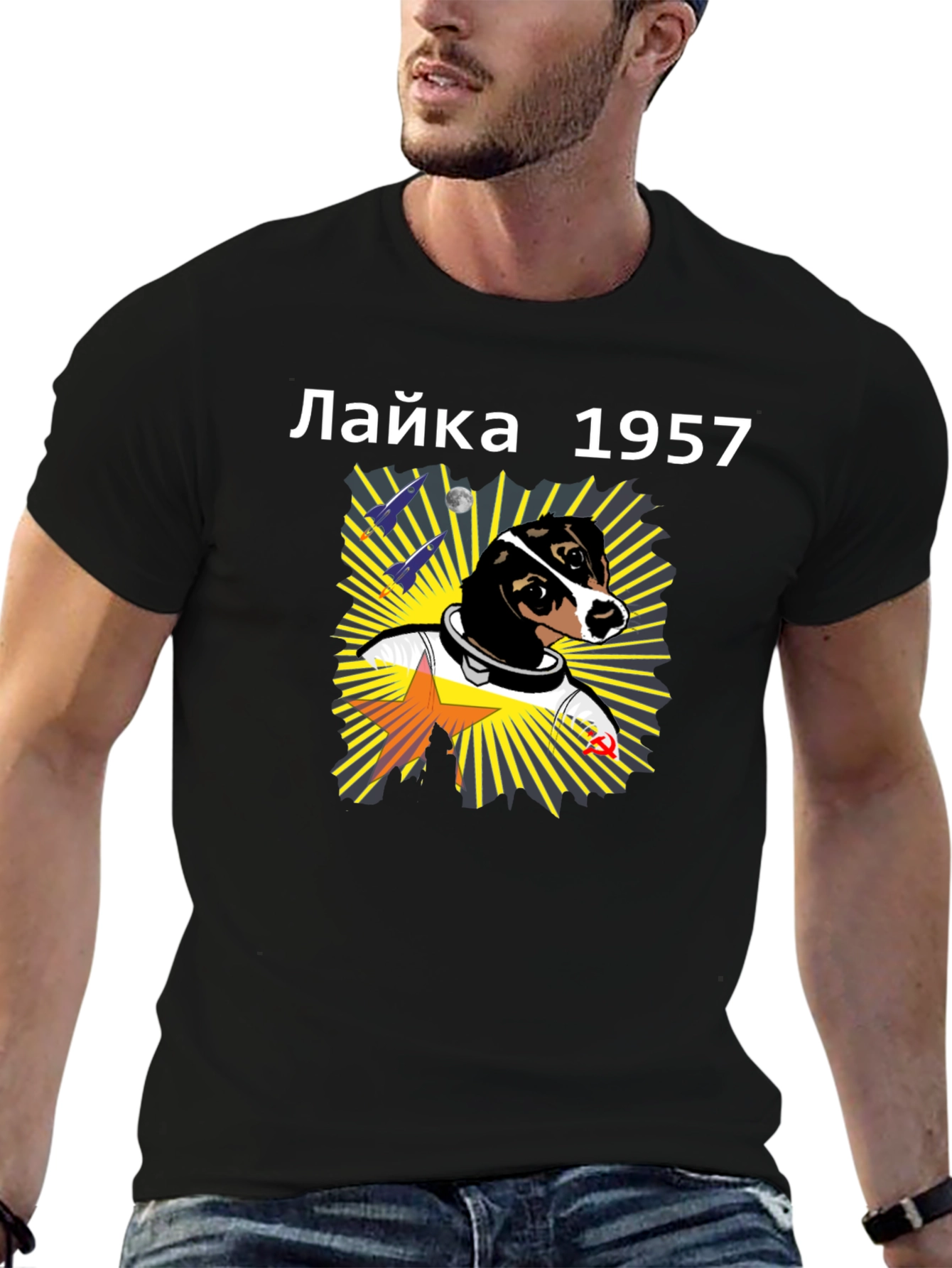 Laika 1957 Space Dog T-Shirt