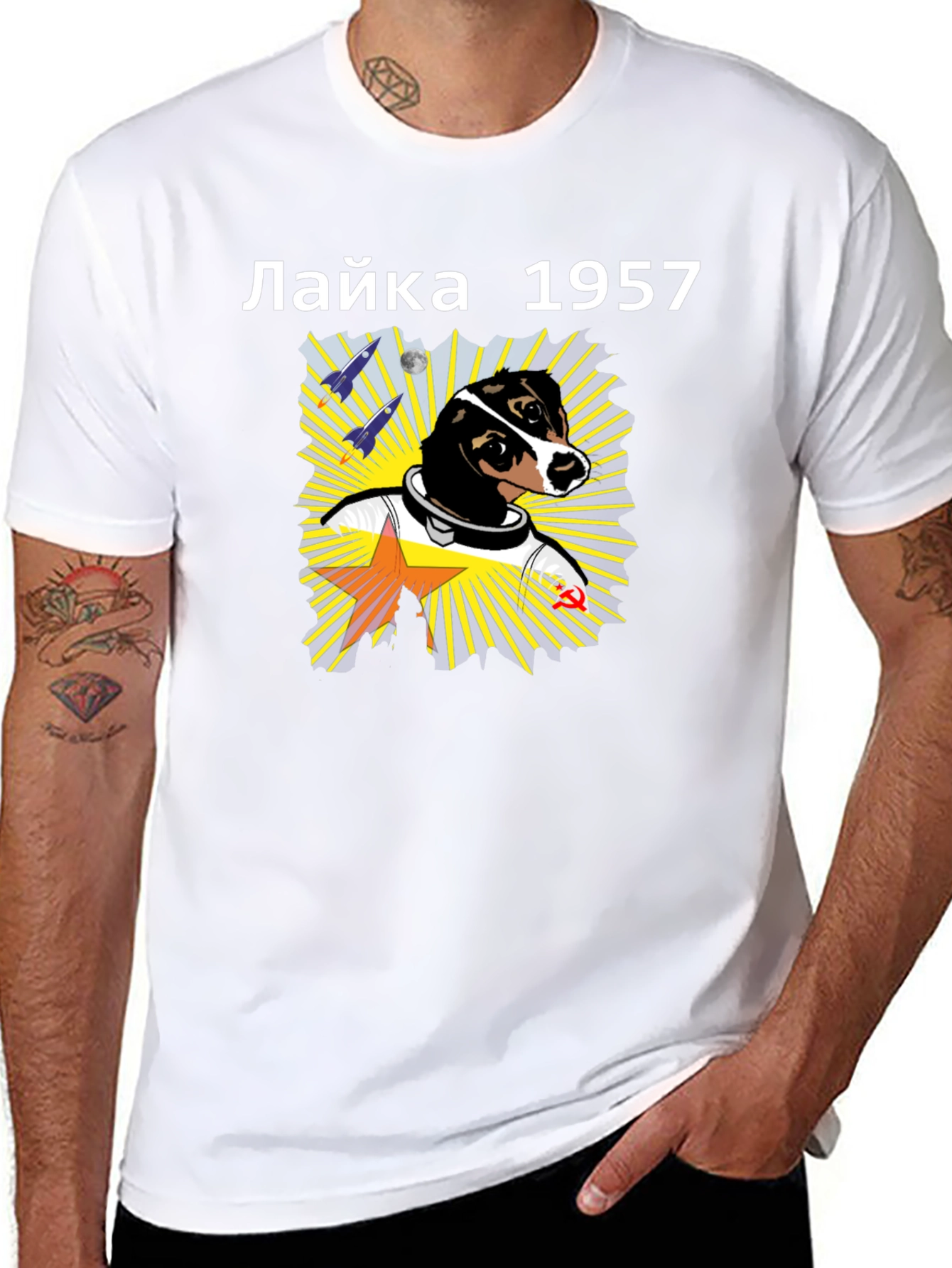 Laika 1957 Space Dog T-Shirt