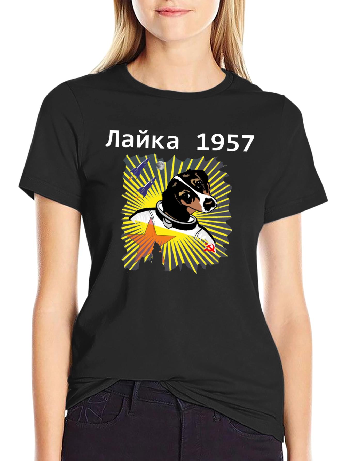 Laika 1957 Space Dog T-Shirt