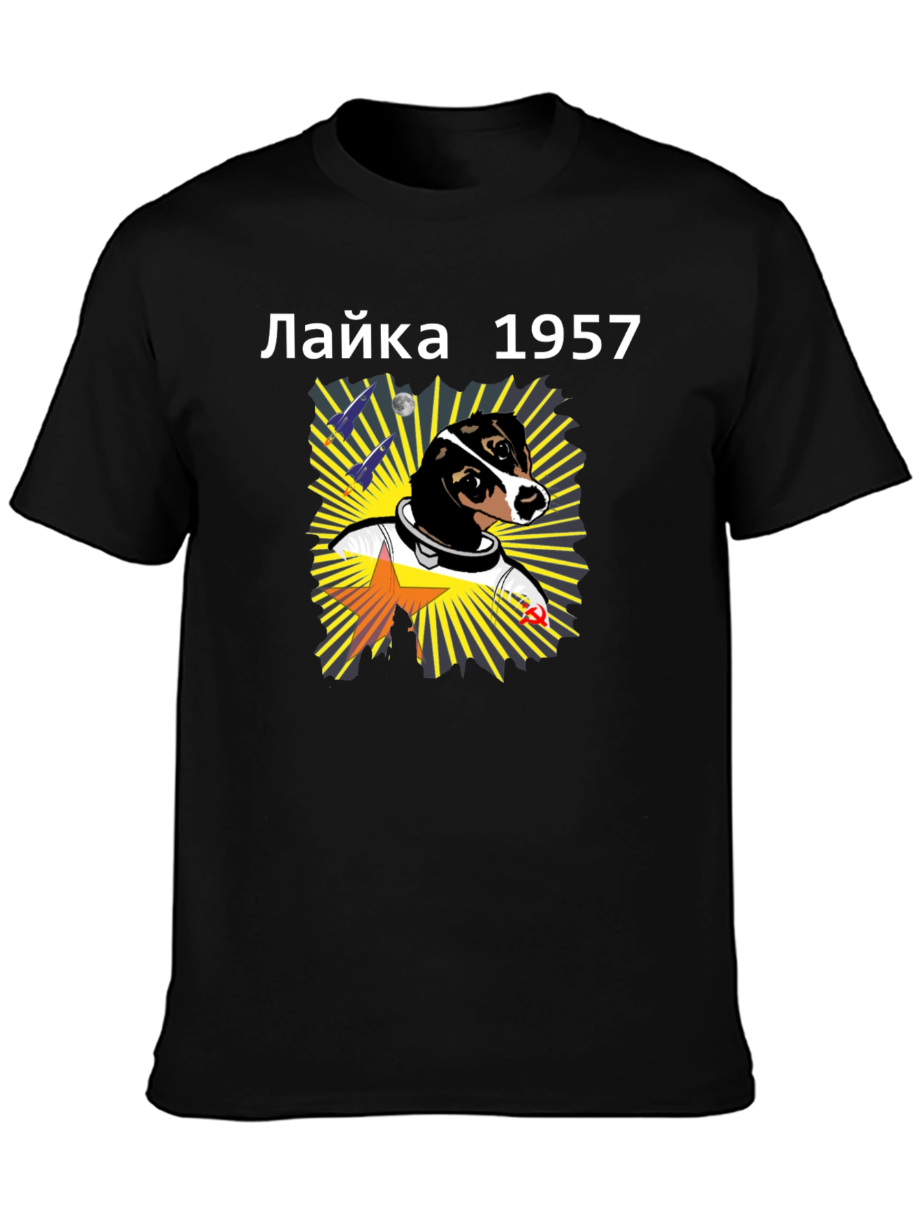 Laika 1957 Space Dog T-Shirt