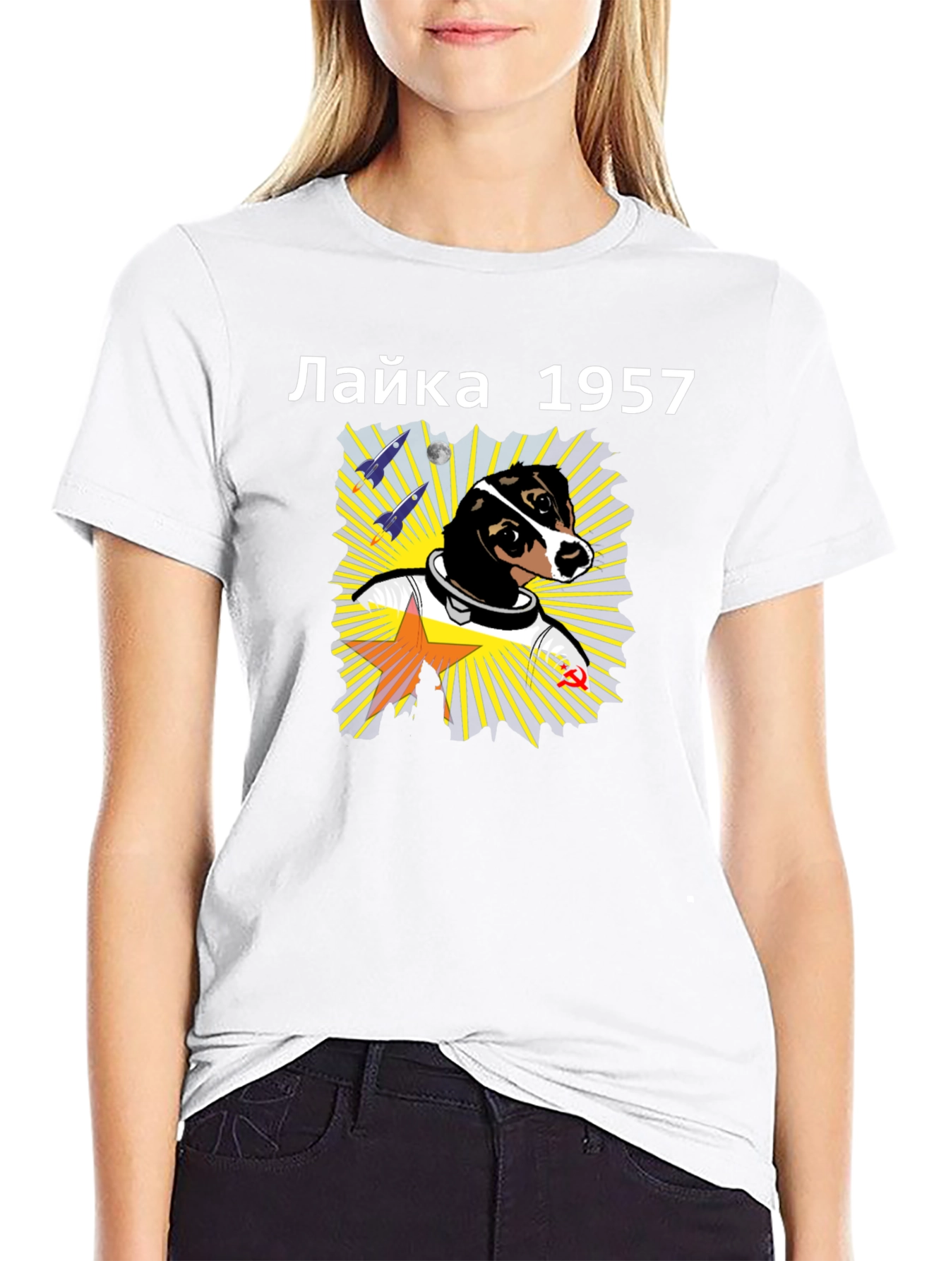 Laika 1957 Space Dog T-Shirt