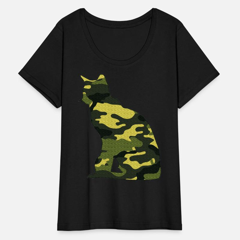 Military Burmese Camo Men Print US Cat Kitty