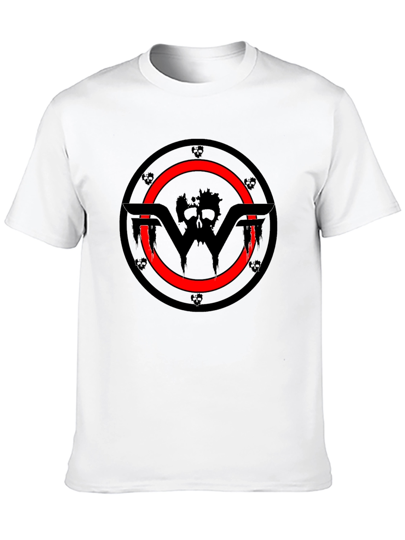 Skull Ring Black Graphic Tee