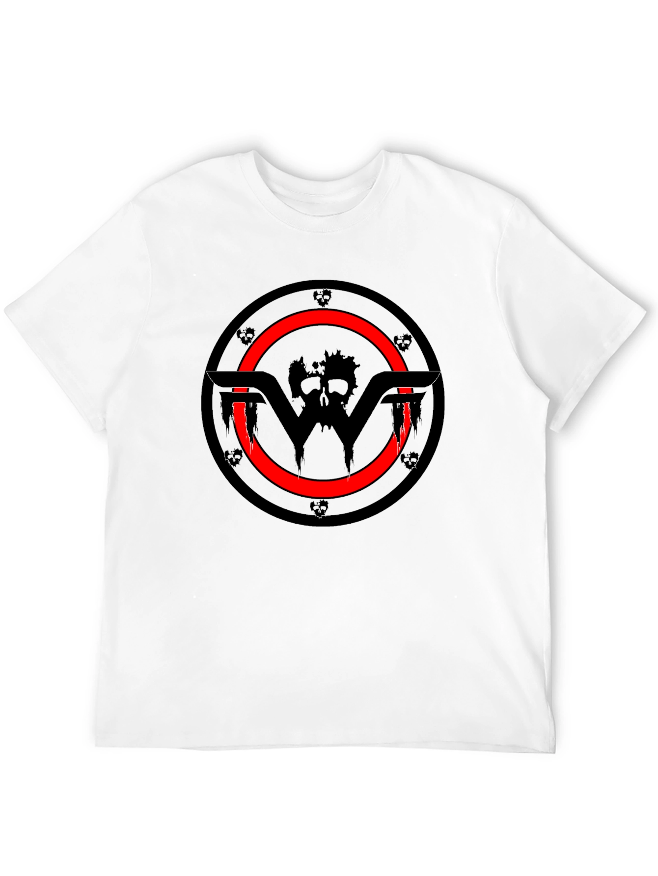 Skull Ring Black Graphic Tee