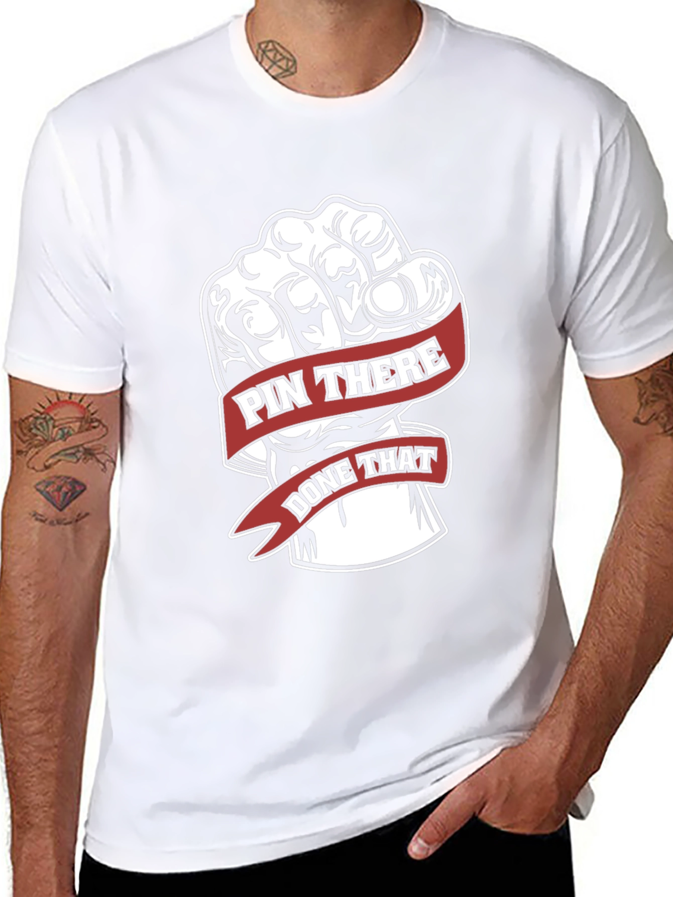 Pin There Done That Graphic T-Shirt