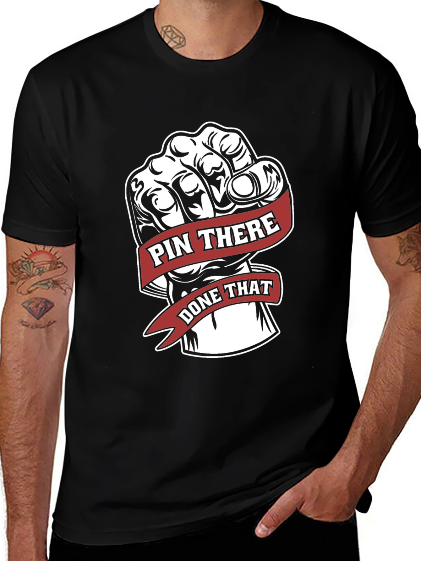 Pin There Done That Graphic T-Shirt