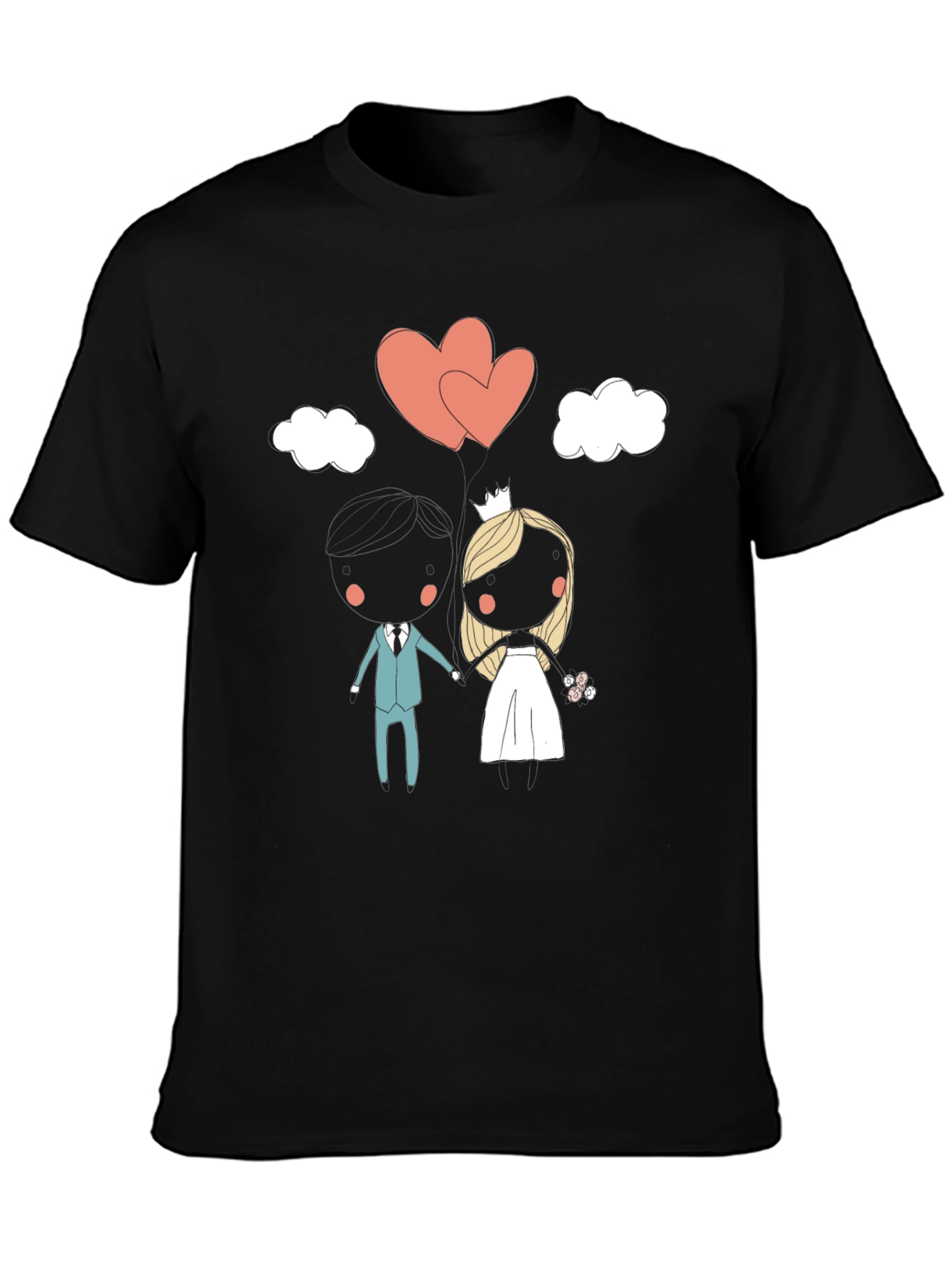 Cartoon Wedding Graphic Tee