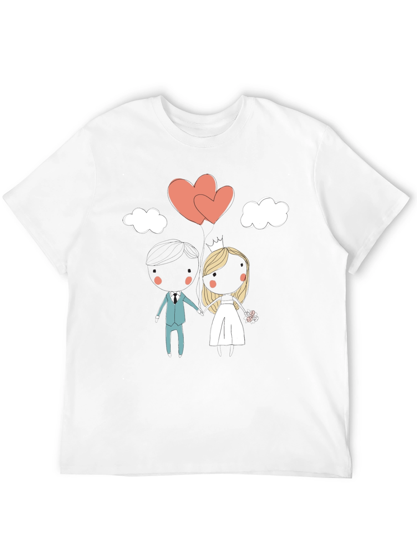 Cartoon Wedding Graphic Tee