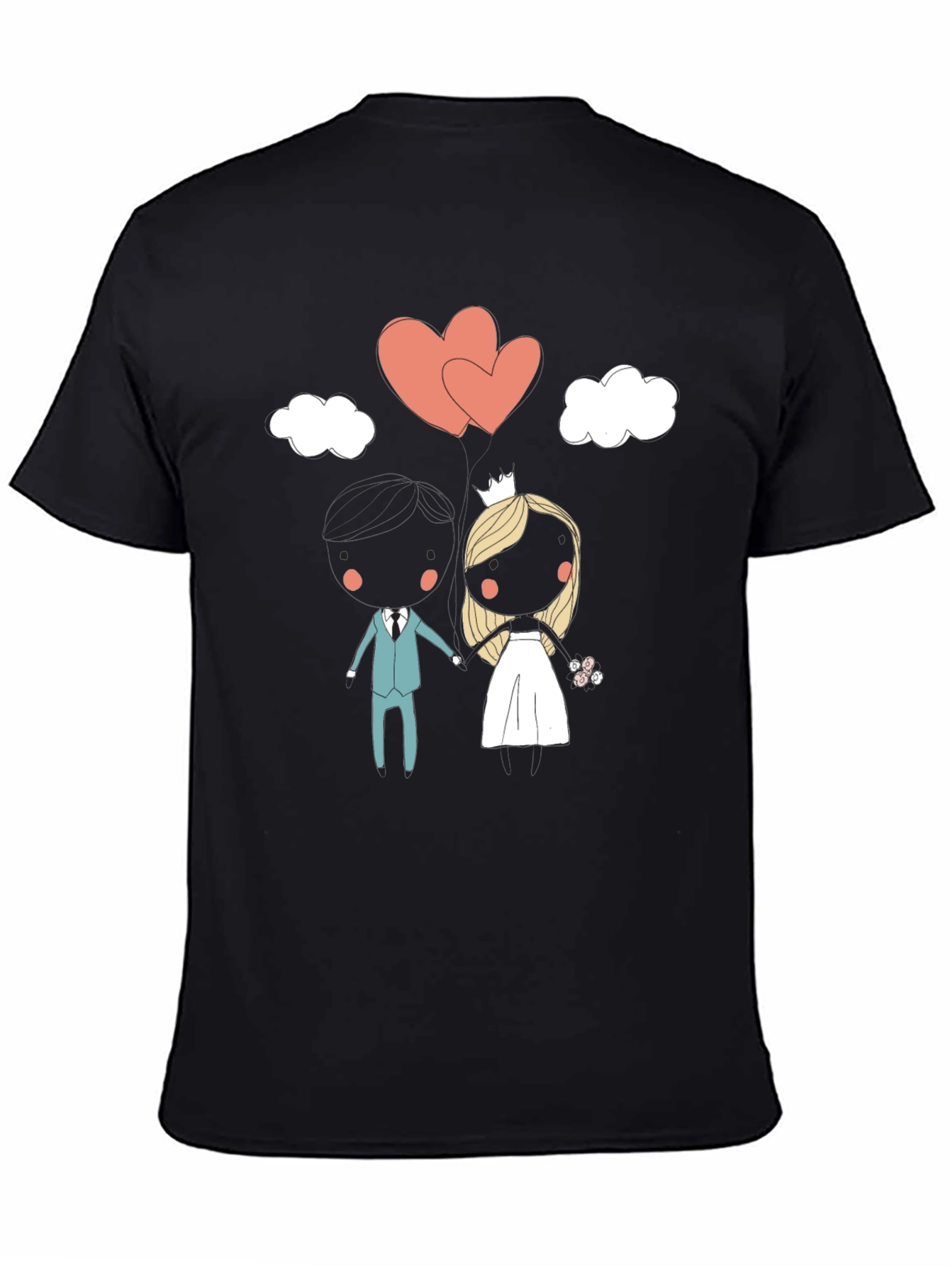 Cartoon Wedding Graphic Tee