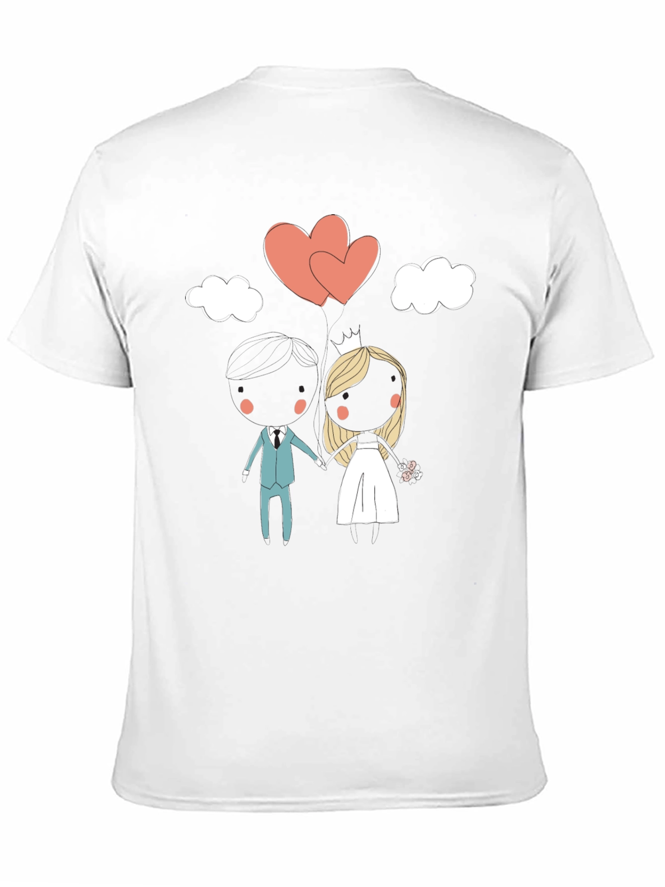 Cartoon Wedding Graphic Tee