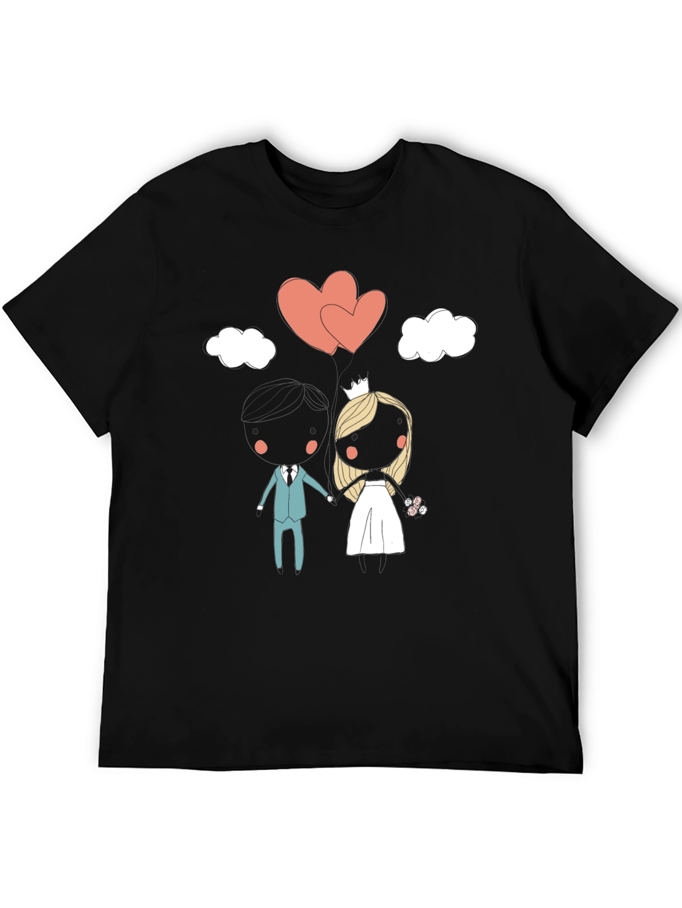 Cartoon Wedding Graphic Tee