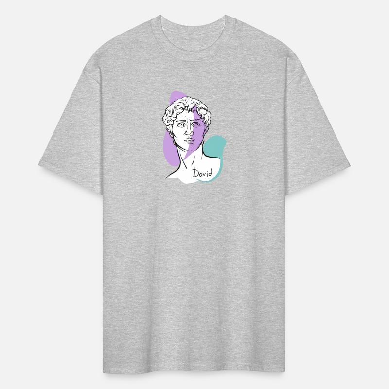 Modern David Line Art – Michelangelo Inspired