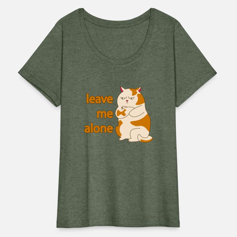 Moody red fat cat says leave me alone