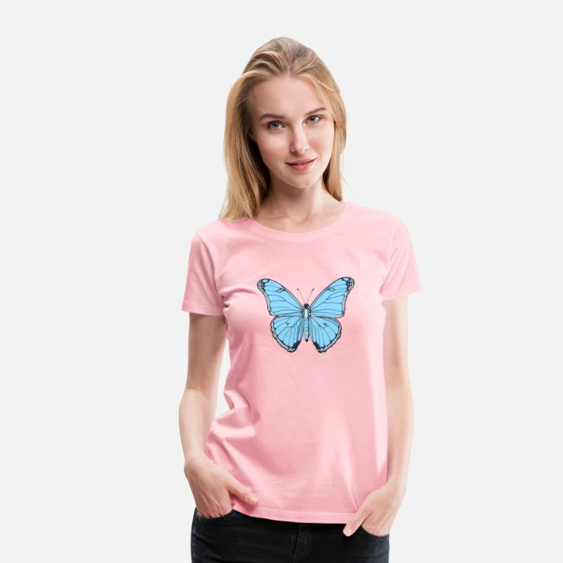 Morpho Butterfly illustration