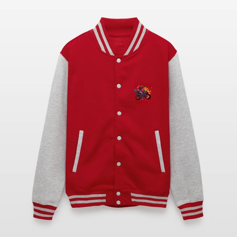 Motobike Ride: Vibrant Extreme Sports