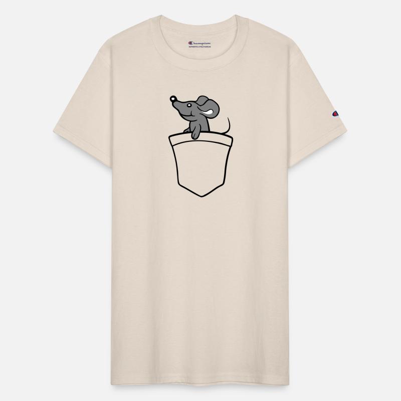 Mouse Little Shirt Pocket Bag On The Go Sweet Cute