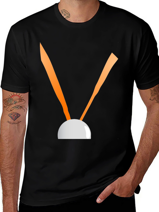 Abstract Graphic Black Tee