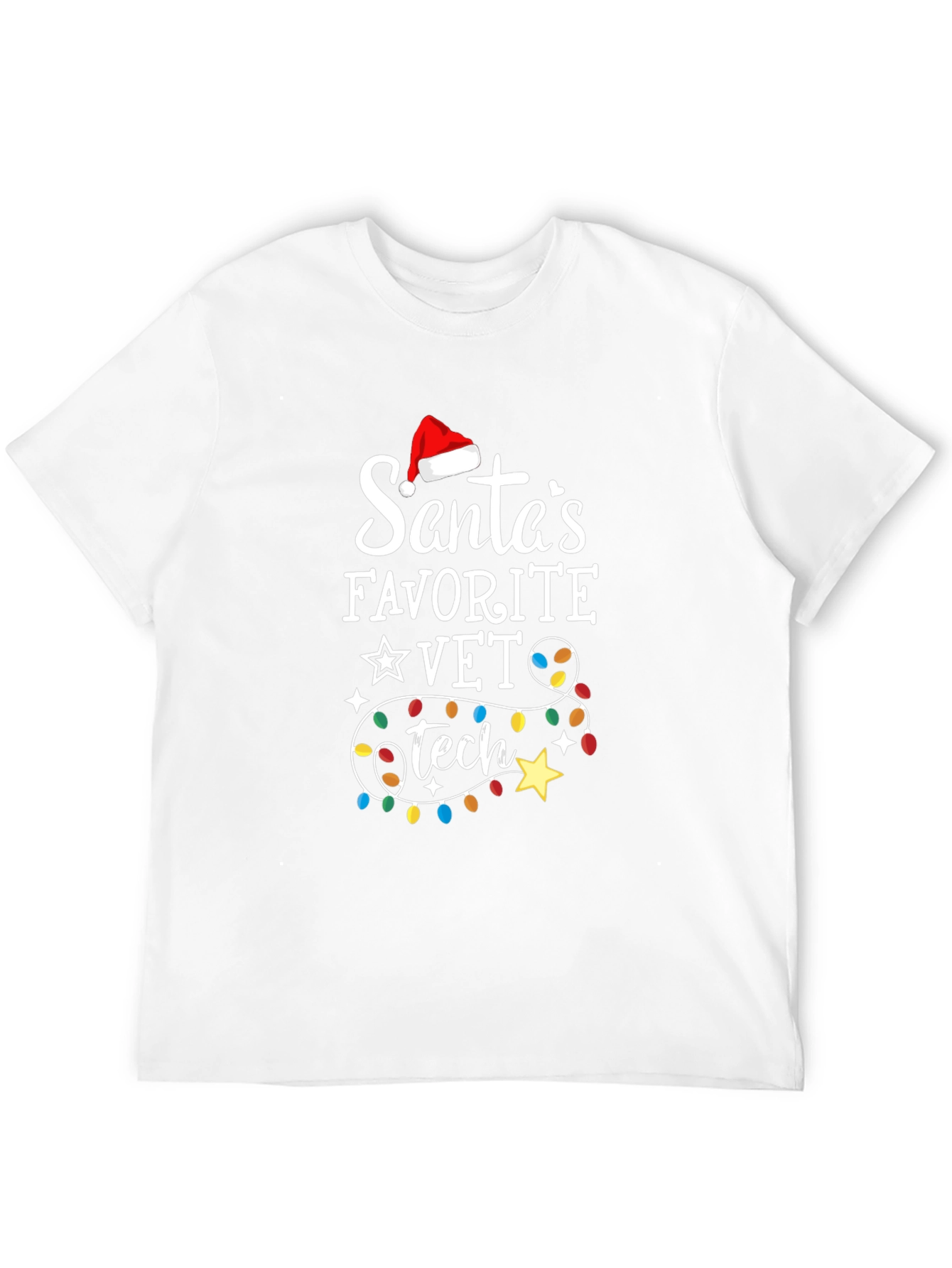 Santas Favorite Vet Tech Christmas T-Shirt