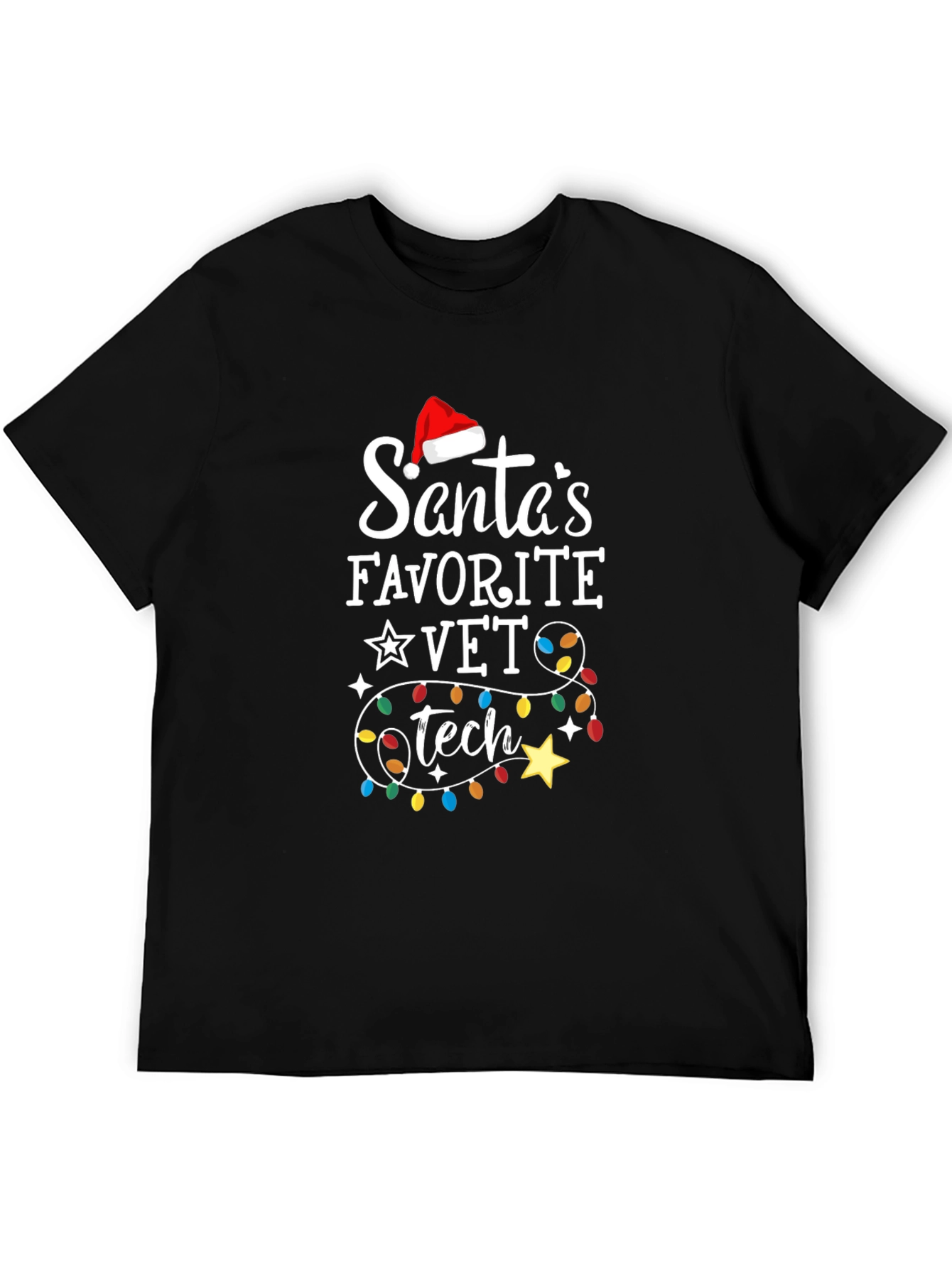 Santas Favorite Vet Tech Christmas T-Shirt