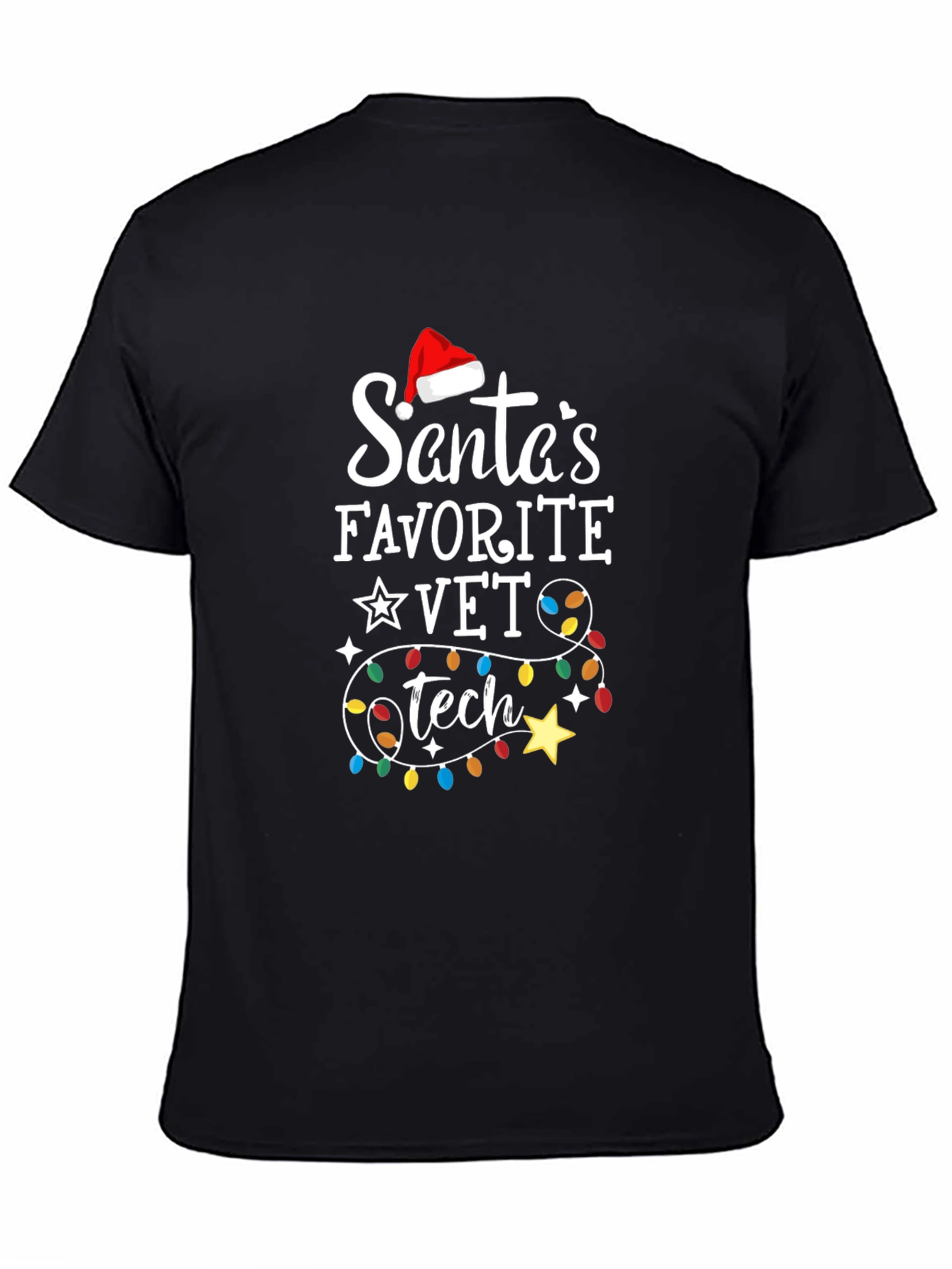Santas Favorite Vet Tech Christmas T-Shirt