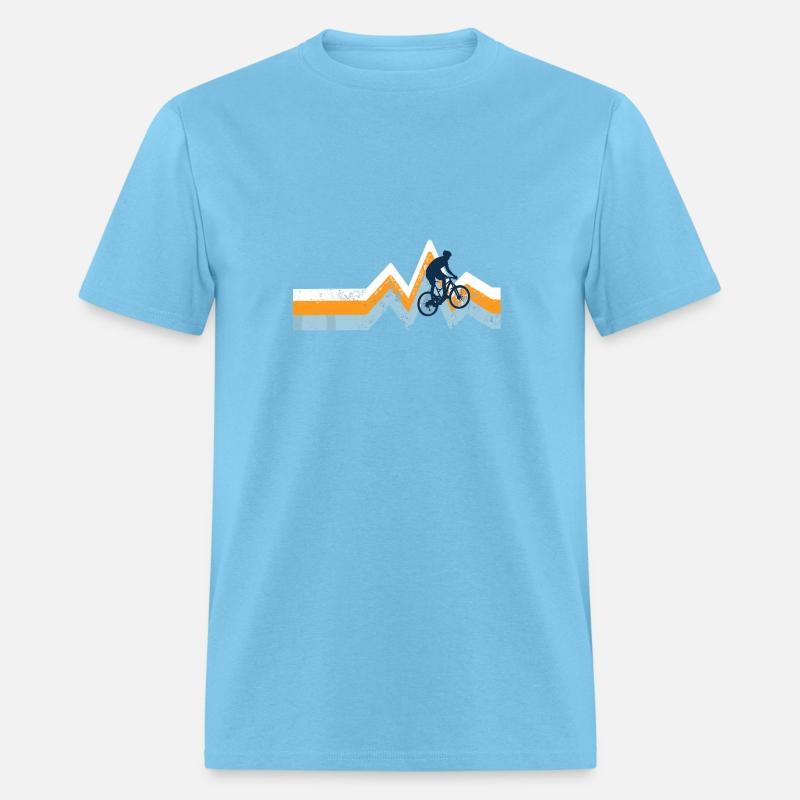 MTN Bike-Classic Mountain Bike Retro Colors Blue