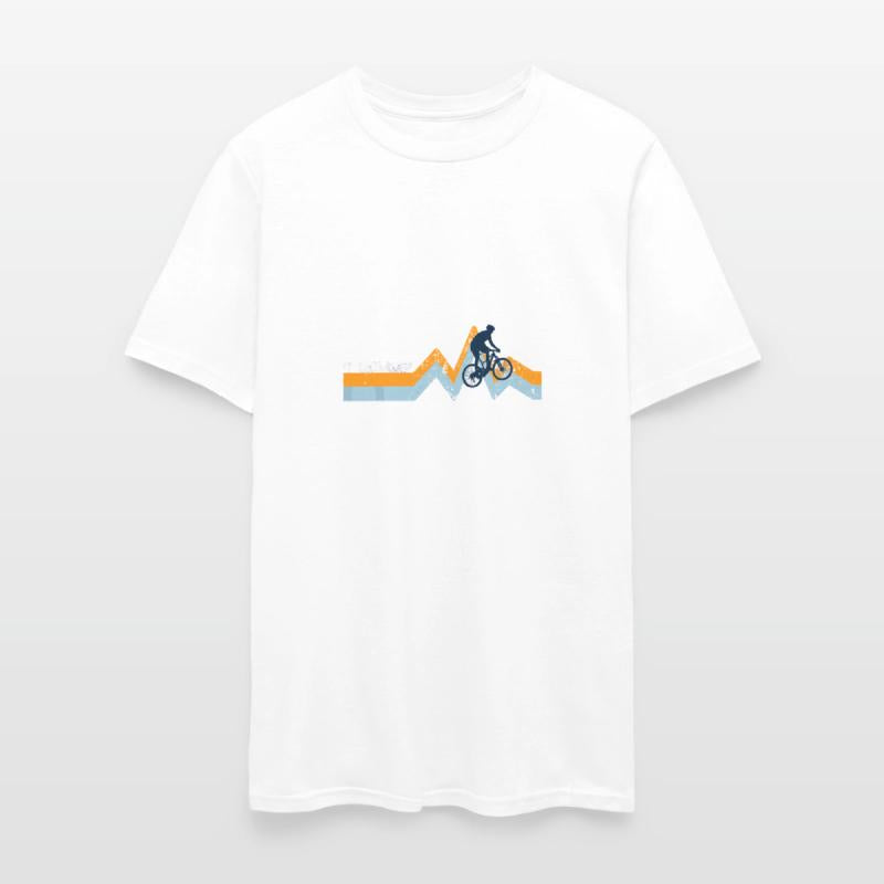 MTN Bike-Classic Mountain Bike Retro Colors Blue