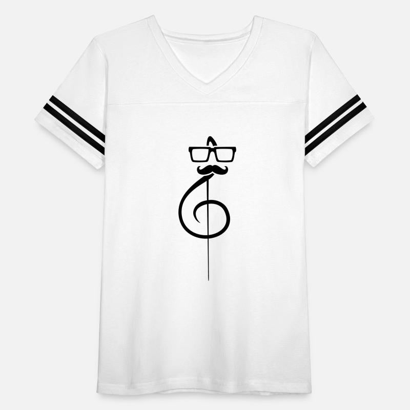 Music Clef Note Mustache Beard Nerd Geek Glasses