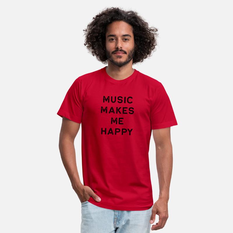Music Shirt Music Makes Me Happy Dark Song Writer Musician Guitar Player Singer Gift