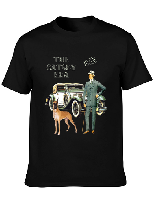 Gatsby Era Graphic Tee - Vintage Style T-Shirt
