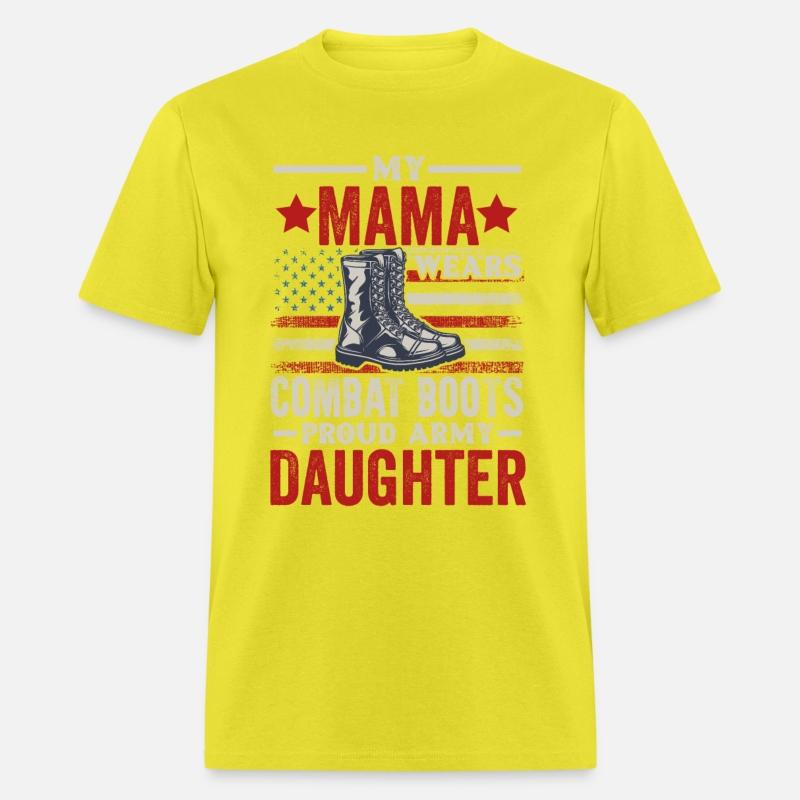 My Mama Wears Combat Boots Proud Army Daughter Vet