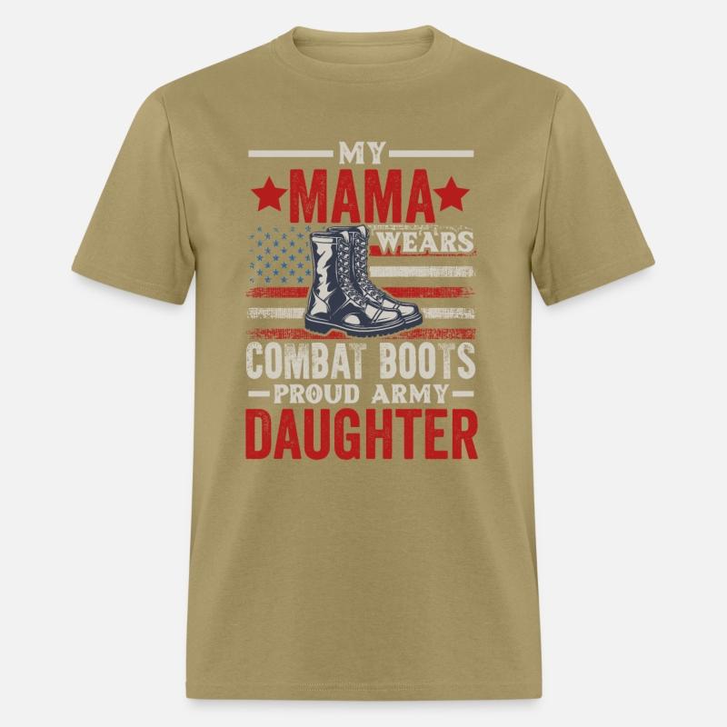 My Mama Wears Combat Boots Proud Army Daughter Vet