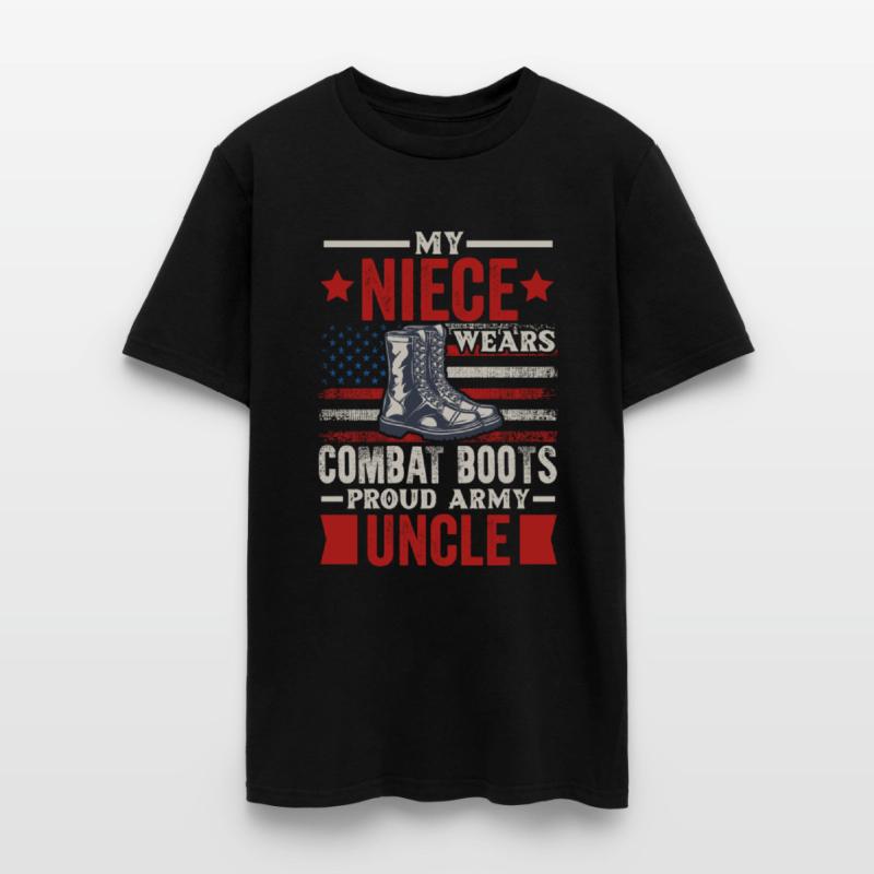 My Niece Wears Combat Boots Proud Army Uncle Veter