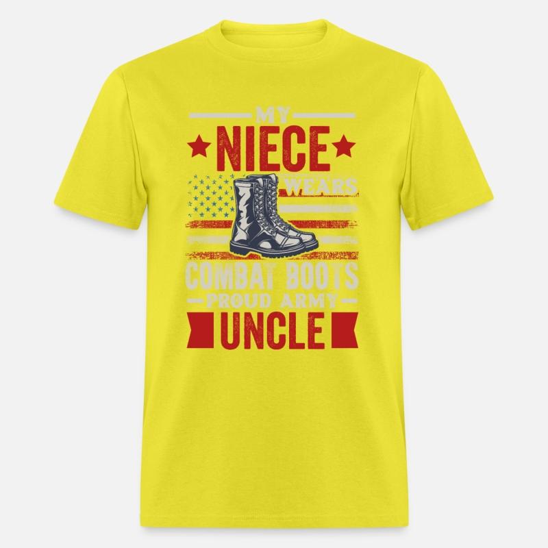 My Niece Wears Combat Boots Proud Army Uncle Veter