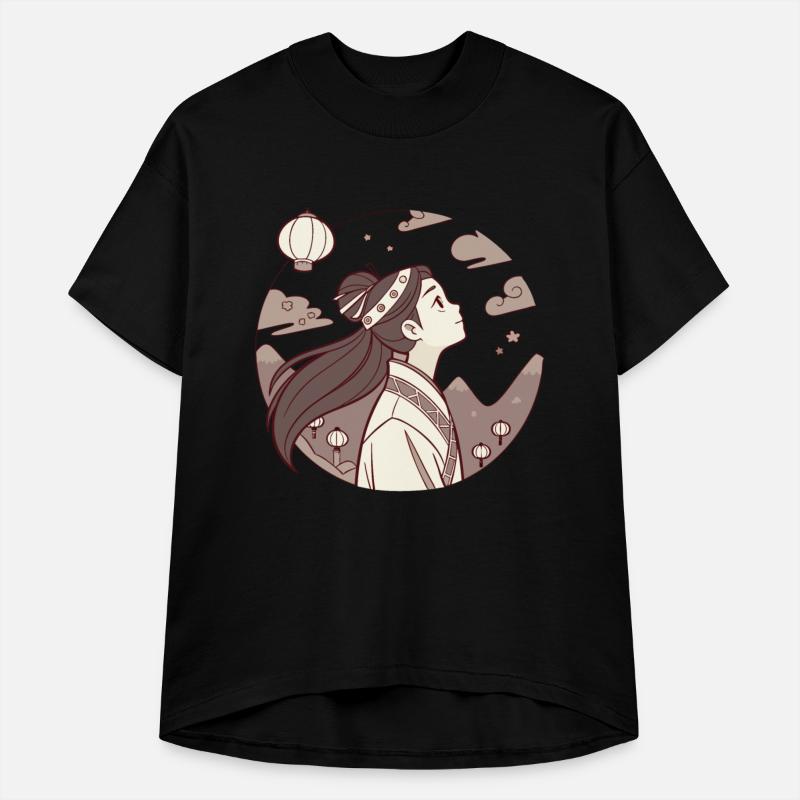 Mystical Maiden Under the Lanterns Anime Fantasy🌸