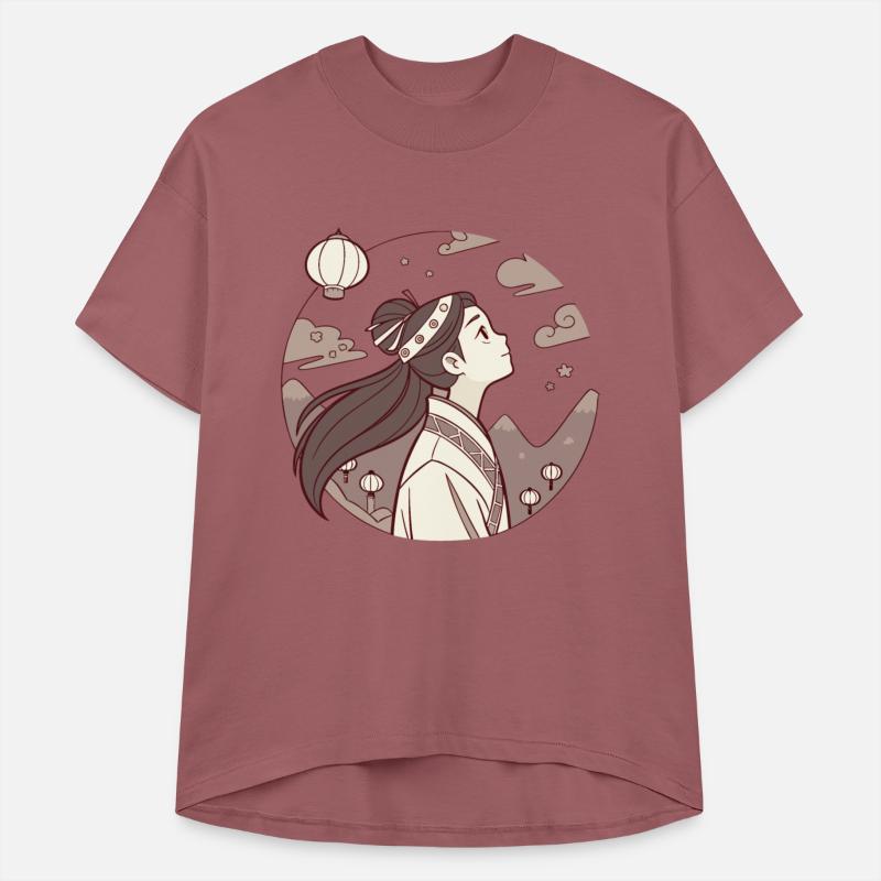 Mystical Maiden Under the Lanterns Anime Fantasy🌸