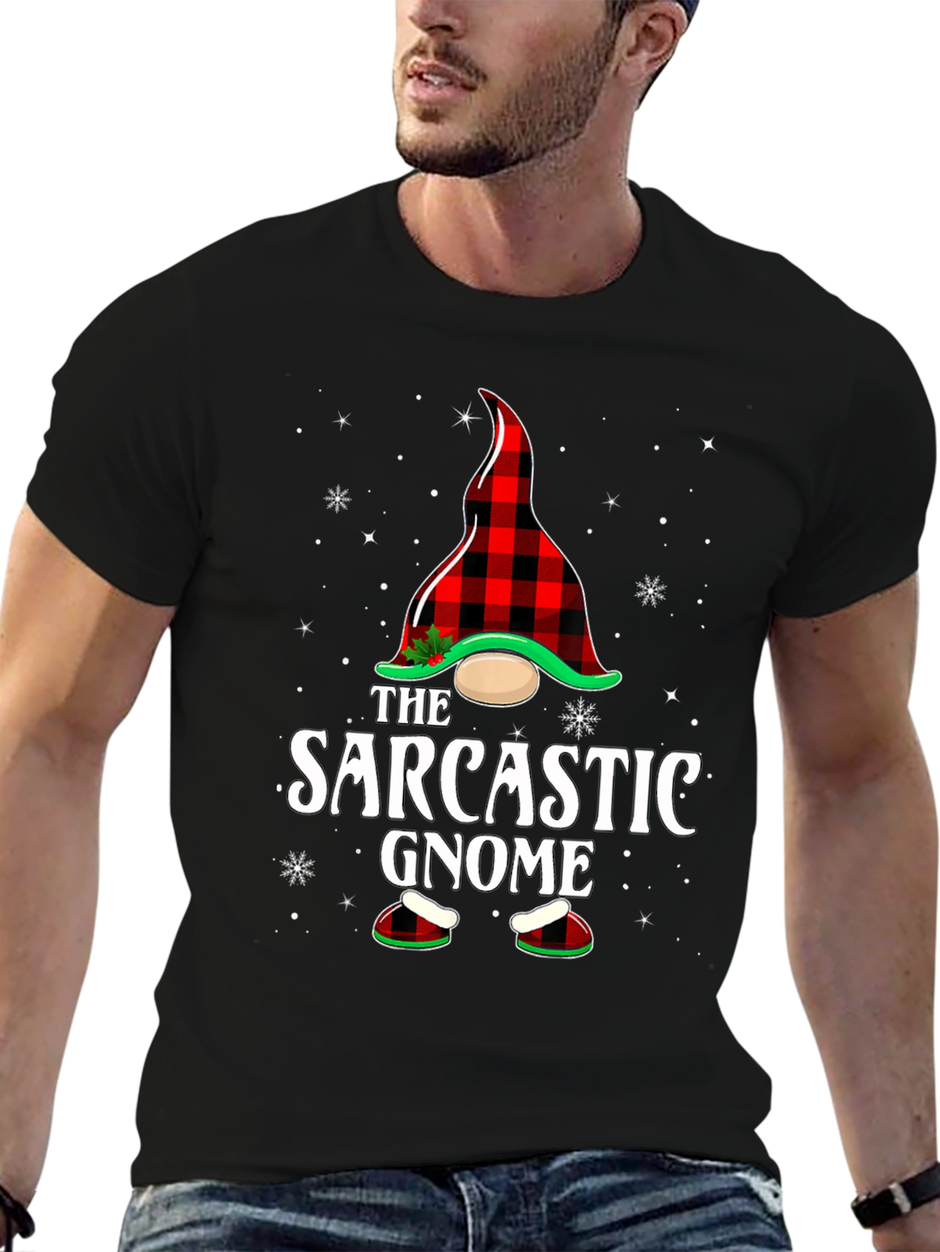 The Sarcastic Gnome Christmas T-Shirt