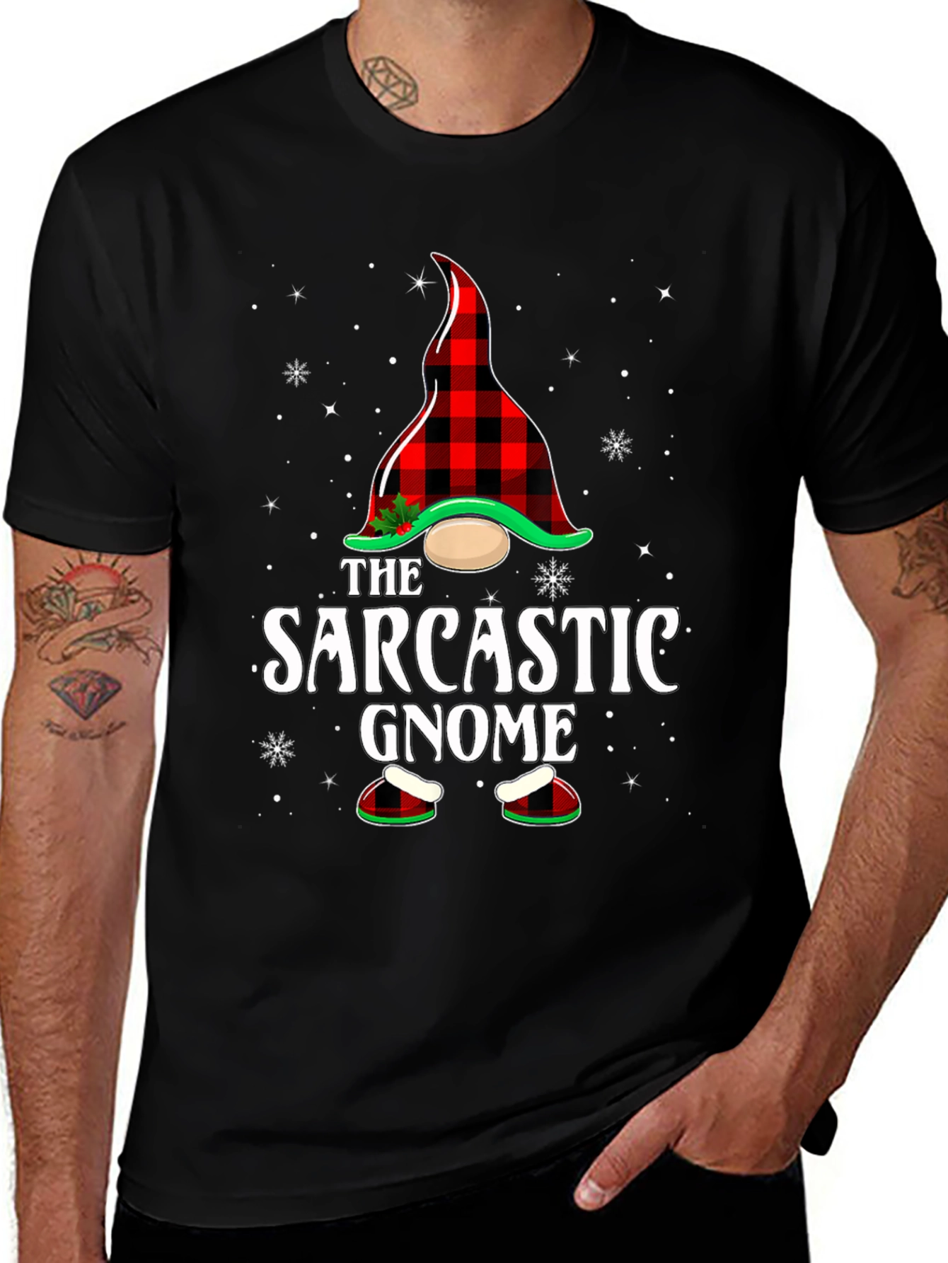 The Sarcastic Gnome Christmas T-Shirt