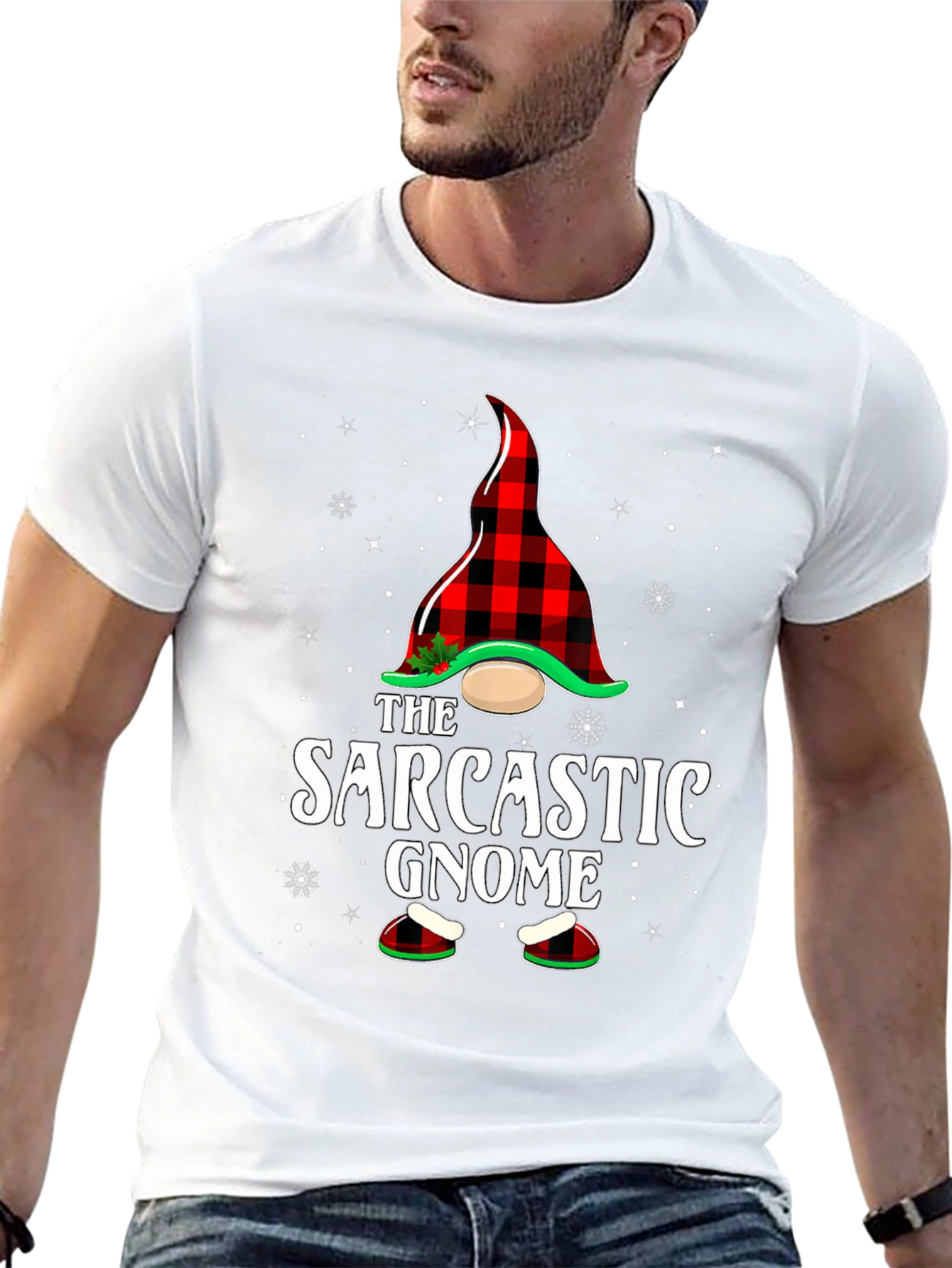 The Sarcastic Gnome Christmas T-Shirt