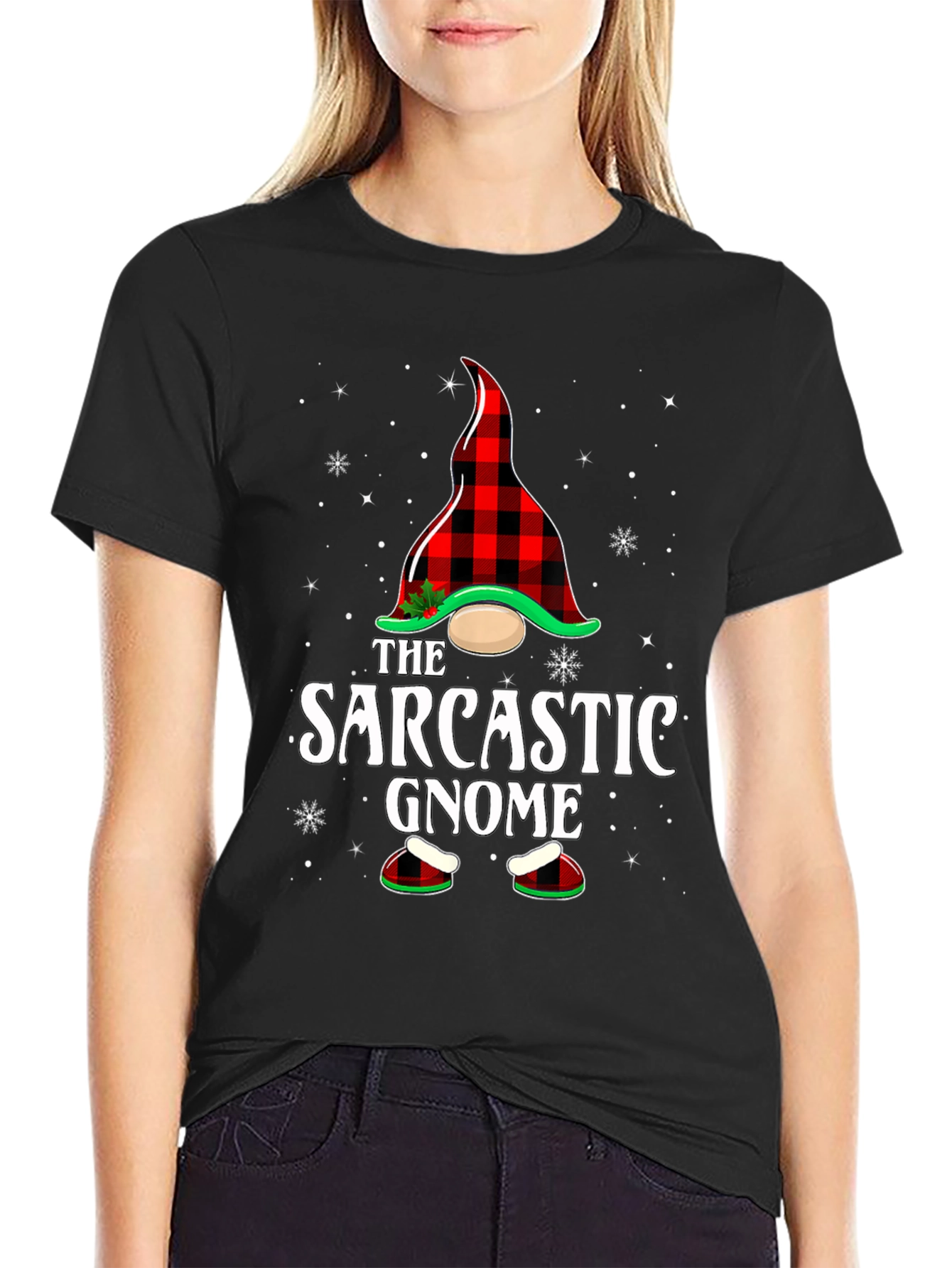 The Sarcastic Gnome Christmas T-Shirt